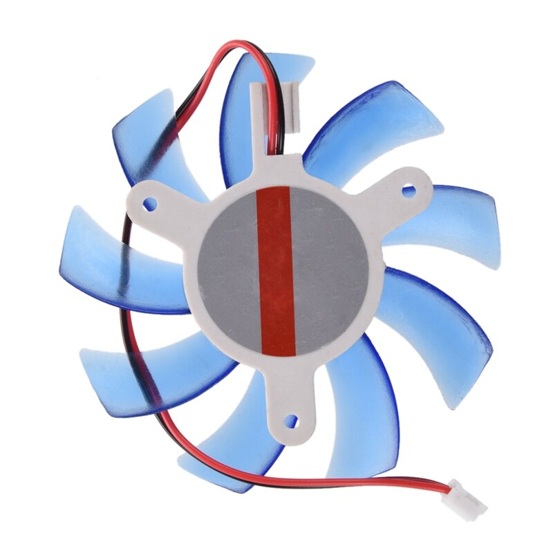 1Pcs PC VGa Display Video Card Heatsink Cooler Cooling Fan Blue & 1Pcs Plastic Mini Cooling Fan Heatsink Cooler DC 12V for PC Co