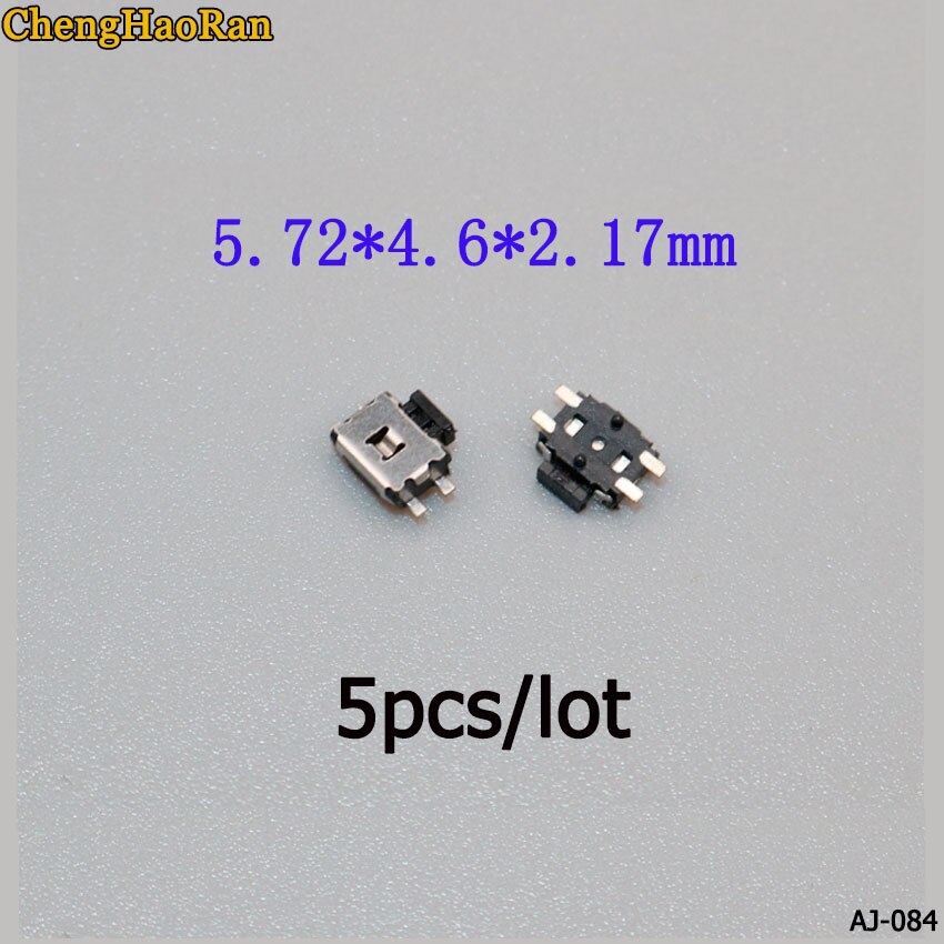 Interruptor SMD 4 ChengHaoRan pé lado imprensa luz redefinição botão interruptor interruptor de toque pequeno deslize conjunto 5: Default Title