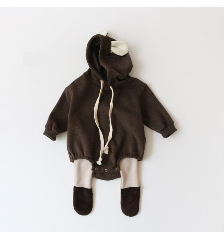 Baby Kleding Lange Mouw Baby Bodysuit Herten Stijl Baby Jongens Jumpsuits Peuter Jongen Kleding