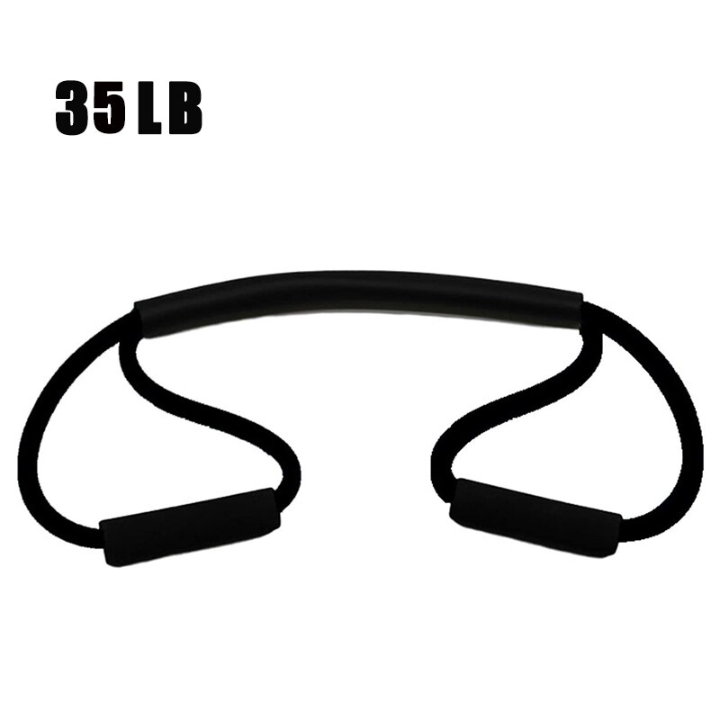 Boxing Resistance Training Rubber Band Shadow MMA Speed Punching Dodge Training Pull Rope Rubber Strength Training Gym Workout: Black 35LB