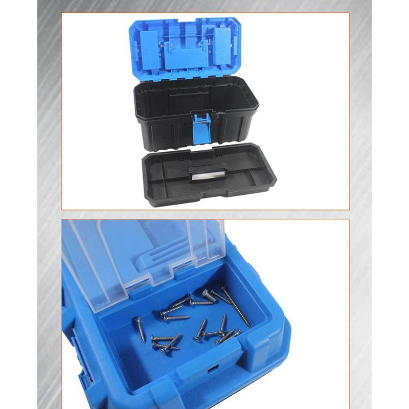 Tool Box Plastic Small Tool Boxes Storage and Organization with Removable Tray for Home Hardware Tool Storage