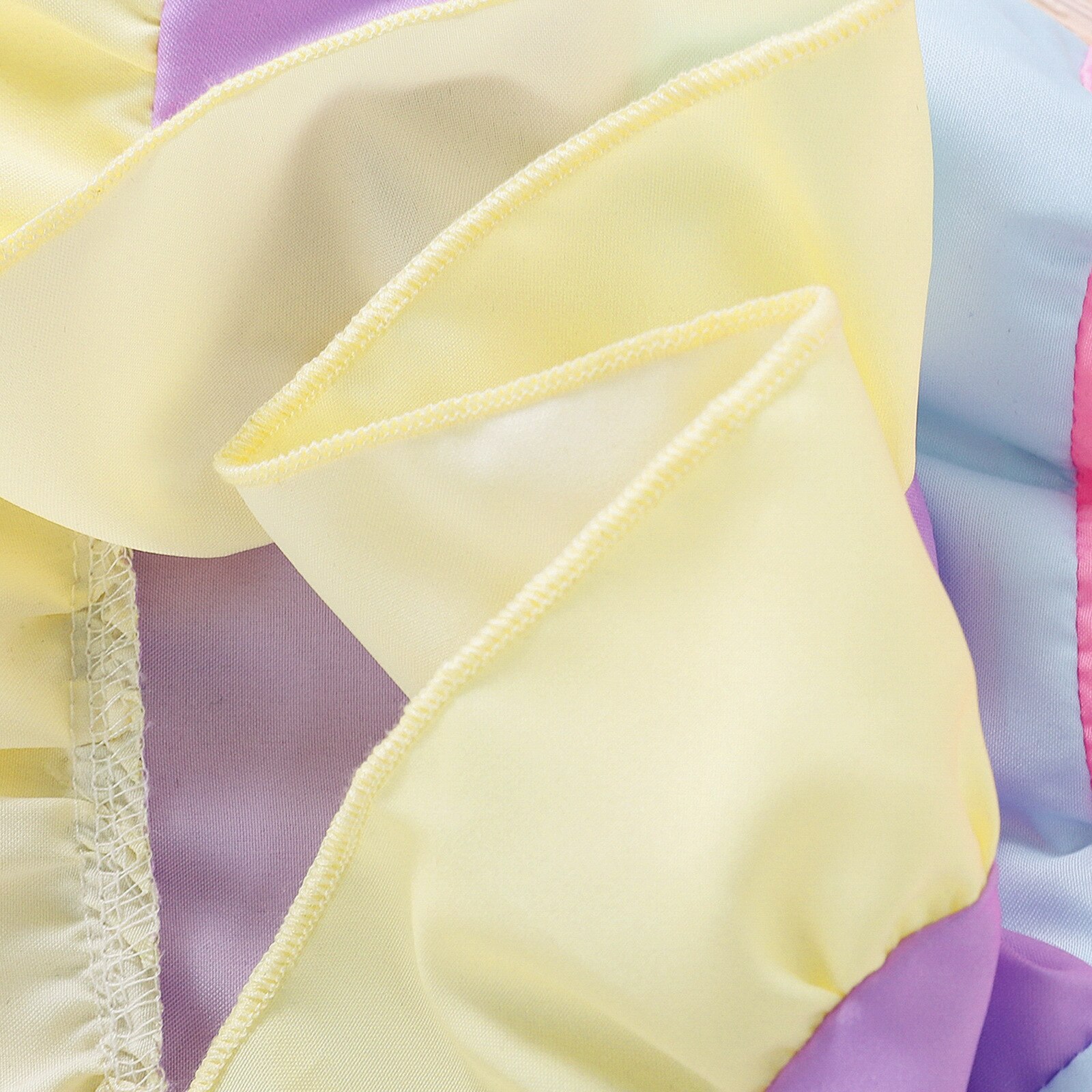 Summer New Baby Girls Dress Suspender Panel Rainbow Dress Infant Toddler Fashion Princess Party Dress
