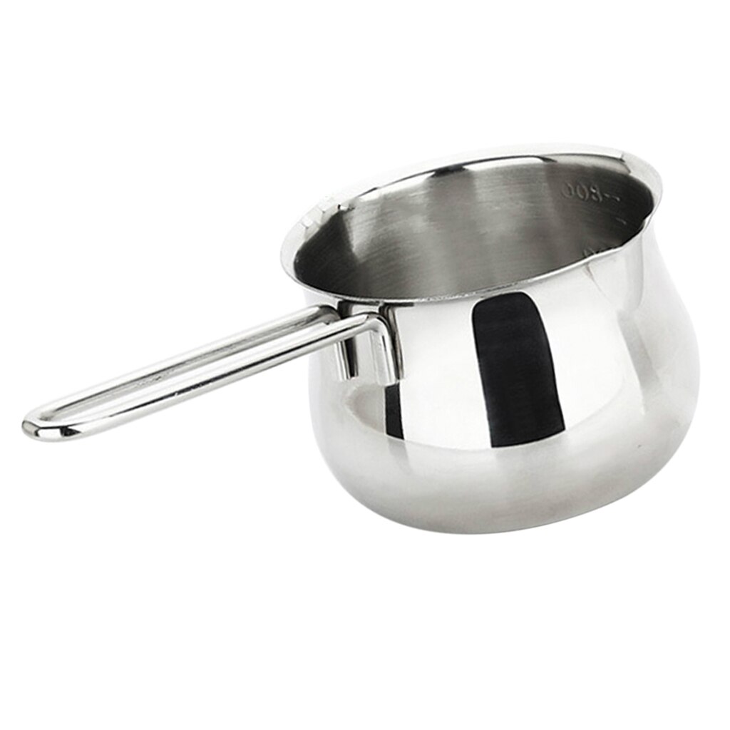 Stainless Steel Butter Warmer Coffee Milk Warmer Coffee Pot Milk Saucepan