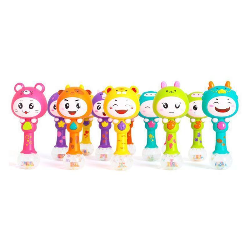 Zodiac Dynamische Ritme Stok 5 Geluid Modi Plastic Baby Rammelaars Maracas Musical Educatief Speelgoed (Willekeurige Stijl En Kleur)