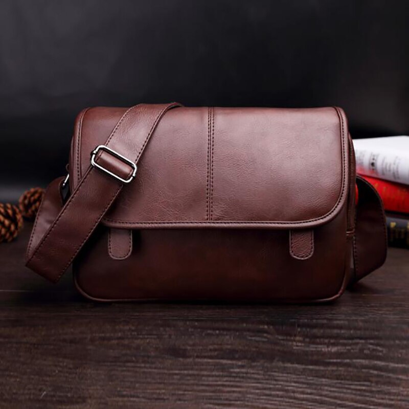 Kleine Schoudertassen Voor Vrouwen Vintage Pu Lederen Solid Dames Tas Cross Body Messenger Bag