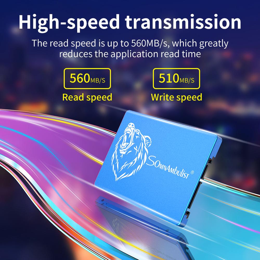Metallo SSD 60GB 240GB 120GB 480GB 960GB SSD DA 2.5 duro Disk Disk discoteca A Stato Solido disk interno da 2.5 pollici SSD