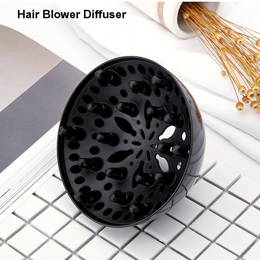 Hårtørrer cover diffuser disk hårtørrer hætte hår roller curler gør hår krøllet salon frisørværktøjer