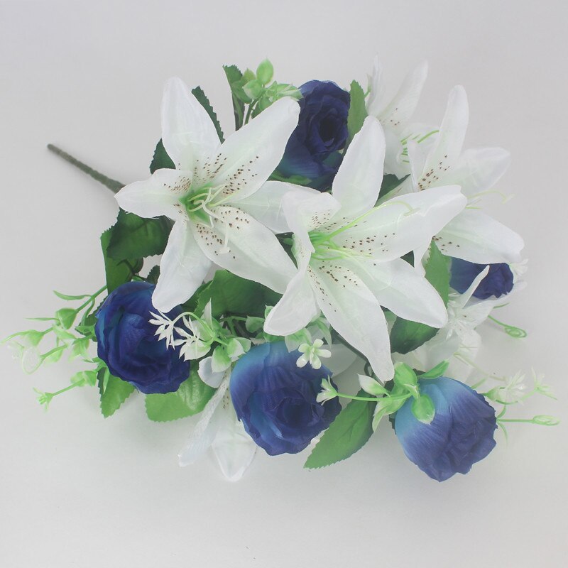Lily Artificial Flowers Calla Lily Bouquet For Wedding Bouquet Bridal Home Flower Decoration Real Touch Calla: D