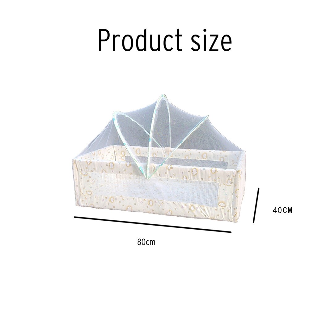 Maat S/M/L Baby Crib Netting Zomer Anti-Muggen Insect Baby Veilig Tegen Muggen Cradle Bed netto Whilte: Size S