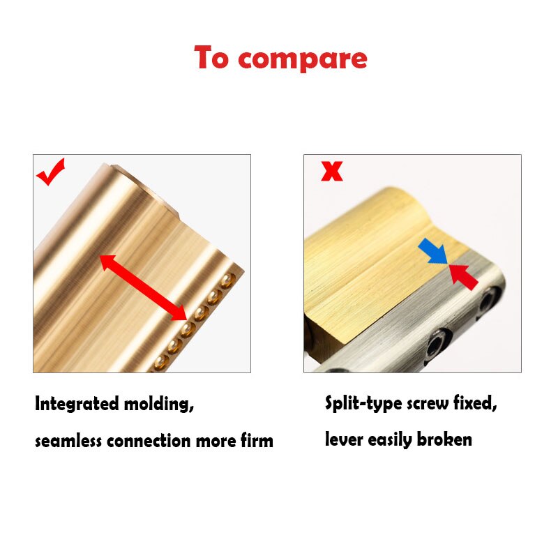 1Pc Pure Koper Anti-Diefstal Deurslot Core 65/70/80/90/115Mm messing Cilinder Met Ab Sleutel Anti-Diefstal Slot