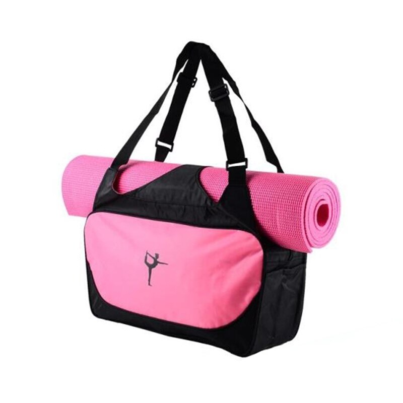 Multifunktionelt vandtæt tøj rygsæk yogamåttetaske til kvinders håndtasker fitness gym pilates rejse sports taske uden måtten