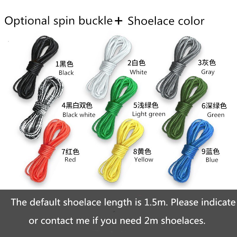 Lacet rapide de Sport en plein air forte boucle de rotation automatique Durable commodité Anti-Off randonnée escalade coton et lin lacet