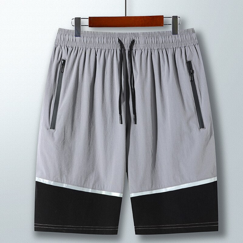 2022 Mens Oefening Sportbroek Workout Basketbal Gym Sport Casual Kleding Fitness Jogging Ademende Tennis Shorts Mannen: GRAY / Xxxl