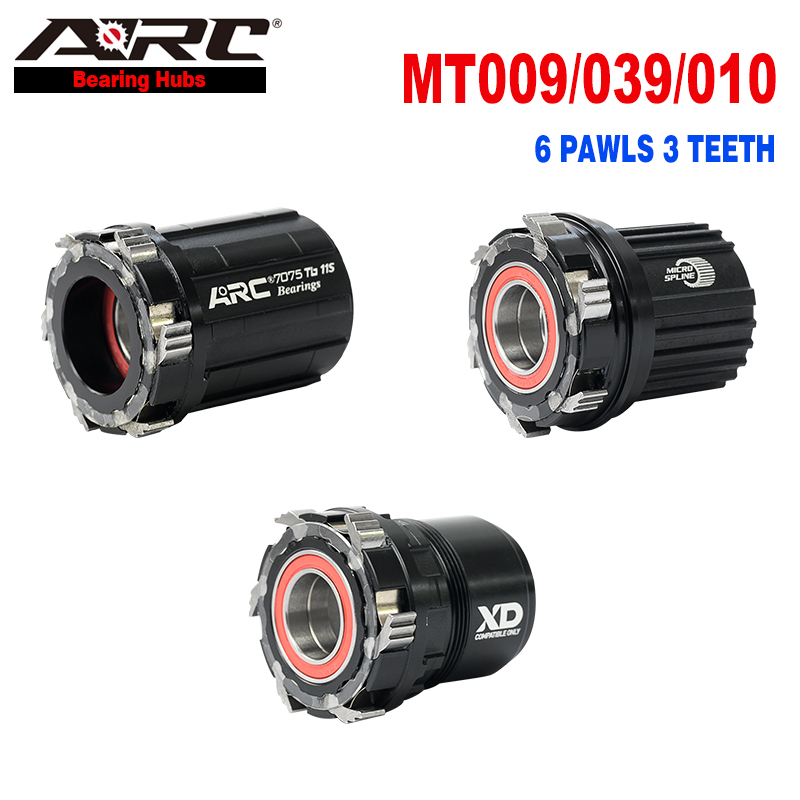 ARC 6 Pallen Hub Freehub Body MT009/MT039/MT010 12x148 10x135 12x142 MTB Hub HG Micro Spline Sram XD 8 9 10 11 12 V Fietsnaaf Onderdeel