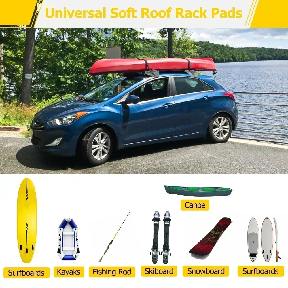 Universal Car Roof Soft Rack Pads for Kayak/Sup/Pa... – Vicedeal