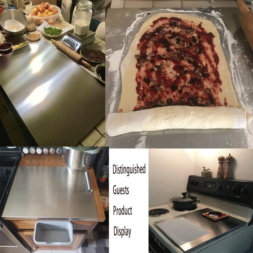 Cutting Boards, Heavy Extra Large 304 Stainless Steel Cutting Mats Chopping Baking Boards