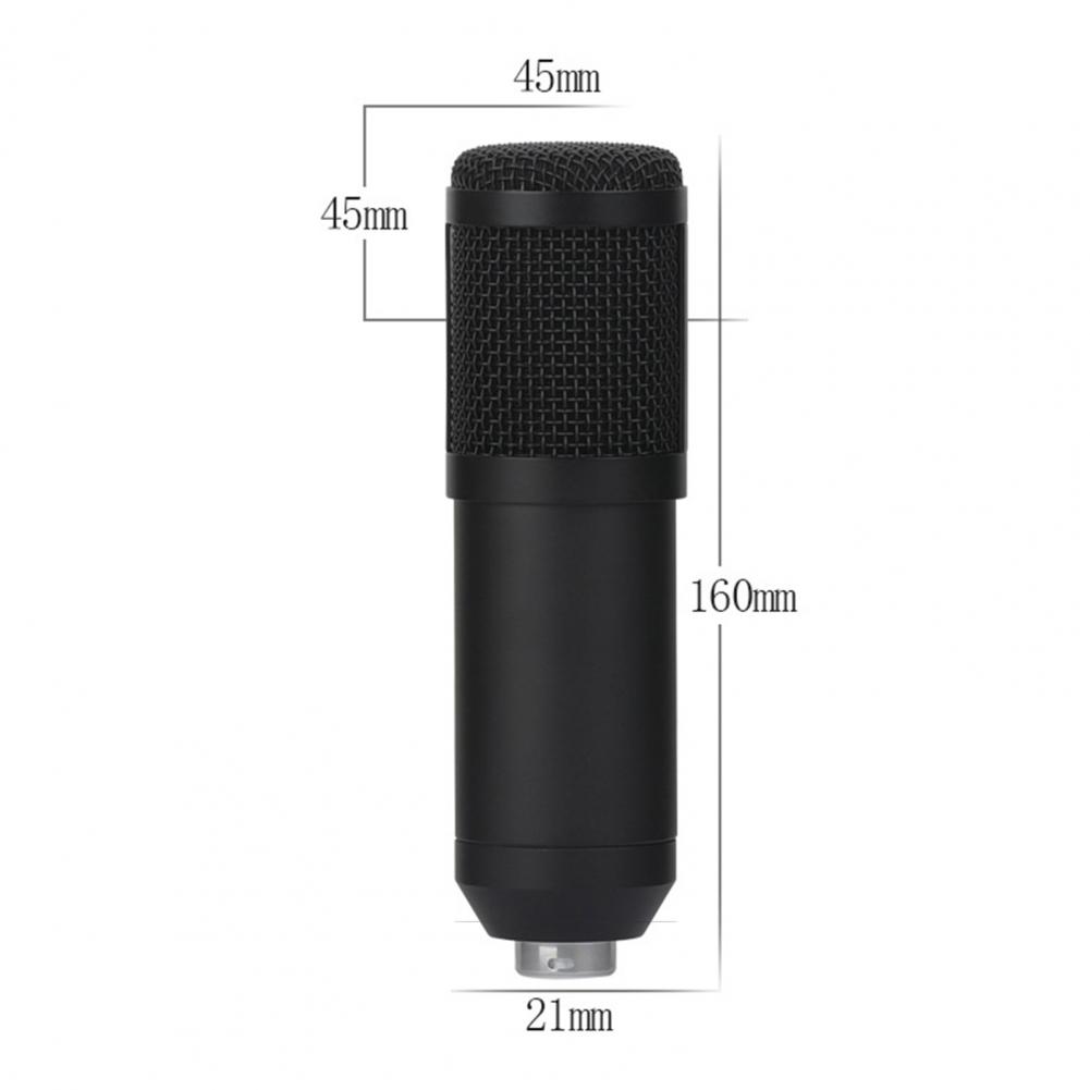 Microfono di registrazione BM700/BM800 basso consumo energetico Kit microfono USB 192/24bit regolabile per canto