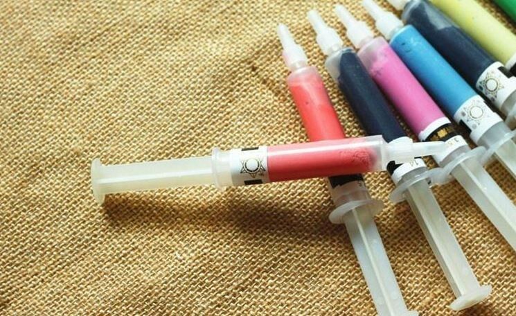 2pcs 99.99% Diamond Abrasive Paste Needle Tube Grinding Polishing Paste Lapping Compound W0.5-W40 scratches mirror polishing