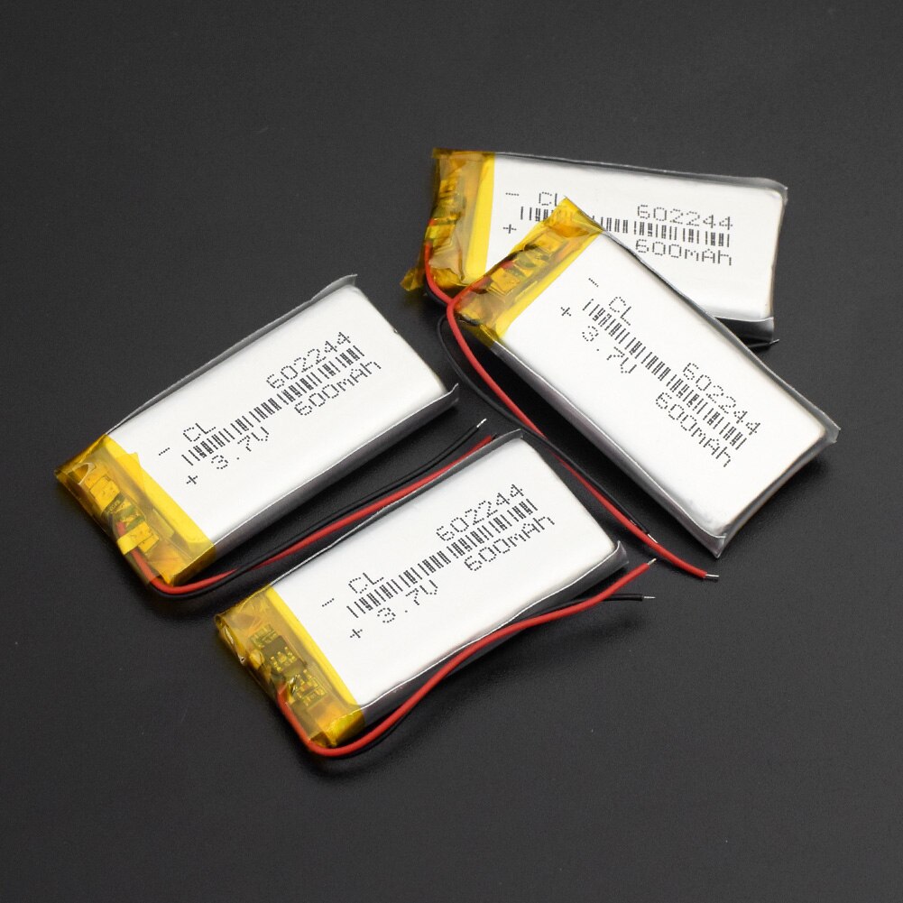 Batería de polímero para altavoces MP3, batería de iones de litio para dvd,GPS,mp3,mp4,mp5, altavoz, 600 mah, 3,7 V, 602244