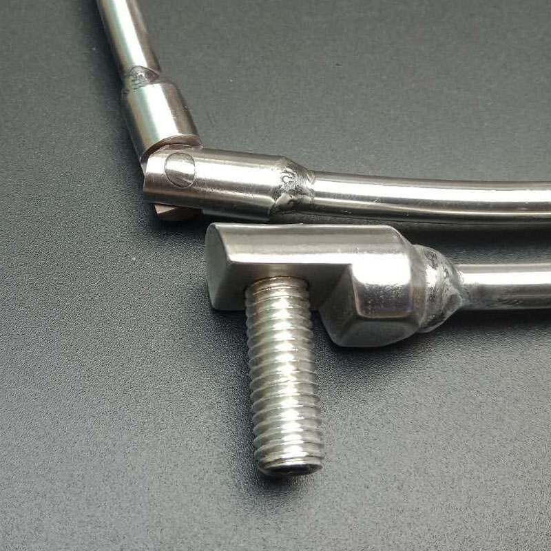 Durable Folding Stainless steel Fishing Nets Head Ring with Small Hole Nylon Mesh Landing Net Network Trap No Pole