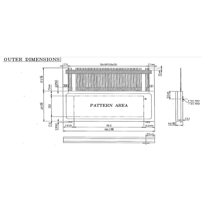 Vfd Scherm Digitale Vacuum Fluorescent Display