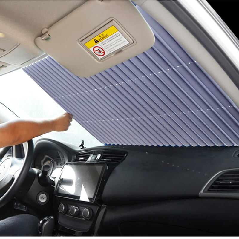 sunshade car window sun shade sunmer Auto retractable sunshade heat insulation front rear gear sun visor car interior product