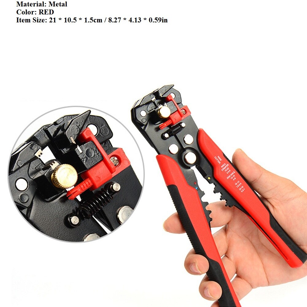 3 In 1 Self-Adjusting Cable Wire Stripper Cutter Crimper Crimping Stripping Multifunctional Automatic Electric Terminal Tool: style C