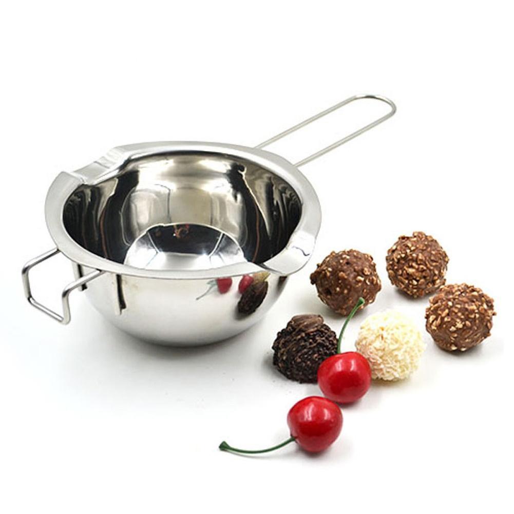 Stainless Steel Kitchen Chocolate Butter Cheese Melting Water Heating Pot Bowl DIY Scented Candle Soap Chocolate Melting Pot