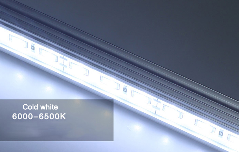 Barre lumineuse LED étanche IP68 DC 12V 50cm SMD 5050 bande lumineuse LED rigide pour piscine cuisine sous armoire