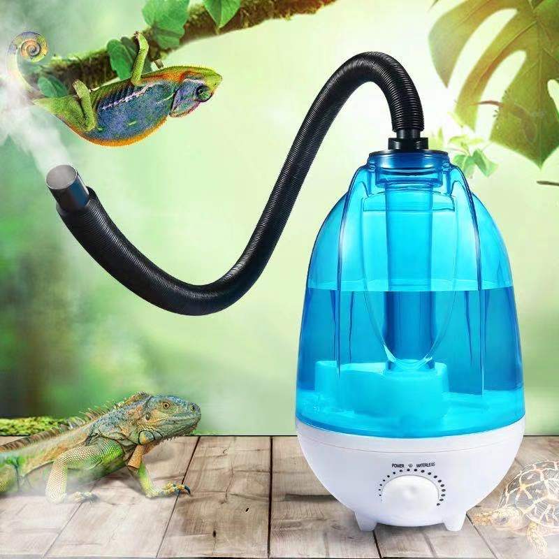 1Set Reptile Fogger Terrariums Humidifier Fog Machine Mister 4L for Paludarium/Vivarium/Reptiles/Amphibians