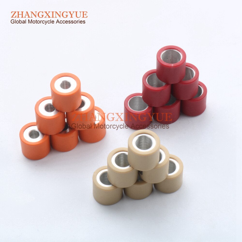 6PC Variator Rollers Roller Weights 19 x 17mm 5gram 7gram 9gram for APRILIA 125 Atlantic Eu3 Mojito Scarabeo Light City Sr150