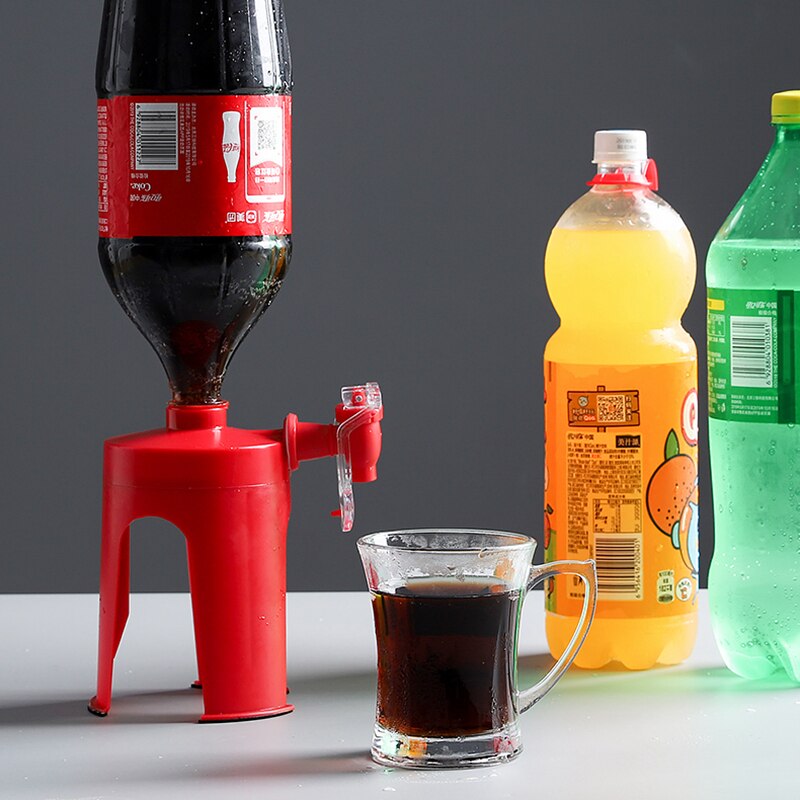 Sodavand cola brus dispenser på hovedet drikkevand juice hanebesparelse til fest hjemme bar vand maskiner drikkeflasker
