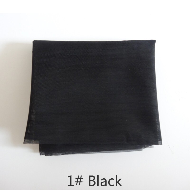 1 Yard Zwarte Kleur Zwitserse Kant Voor Pruik Maken En Pruik Caps Lace Pruiken Materiaal Of Vetersluiting, 6 Kleur Beschikbaar