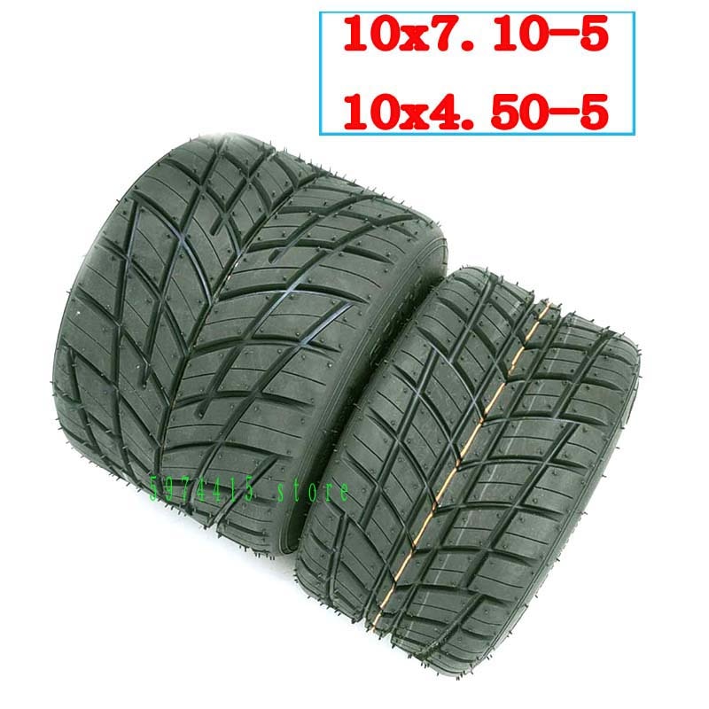 Go kart -däck 10 x 4.50-5 11 x 7.10-5 vakuumdäck off road konkurrenskraftiga gokart fram och bak, regntäta däck