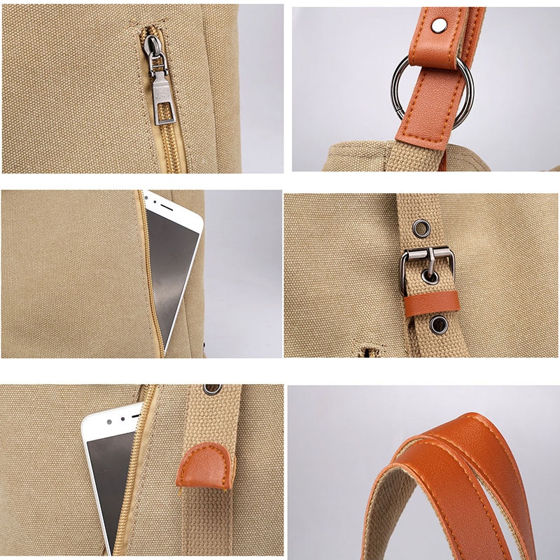 Canvas tas dames handtassen crossbody tas over de schouder vrijetijdstassen grote reistassen tassen voor dames