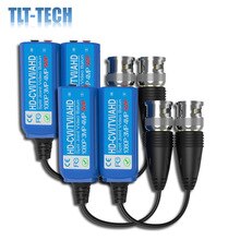 Video Balun Transceiver 5MP Mini Cctv Bnc Hd Cvi/Tvi/Cvbs/Ahd Passieve Video Balun Split Joint zender (2 Pairs)
