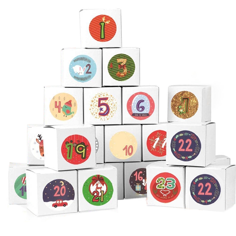Originele aftelkalender met envelopjes en briefjes Originele aftelkalender met envelopjes en briefjes