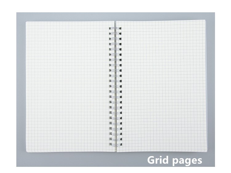 Journal A6 Notebook PP Grid Dotted Dot Blank Drawing Planner Agenda Book Time Management School Supplies Stationery: A