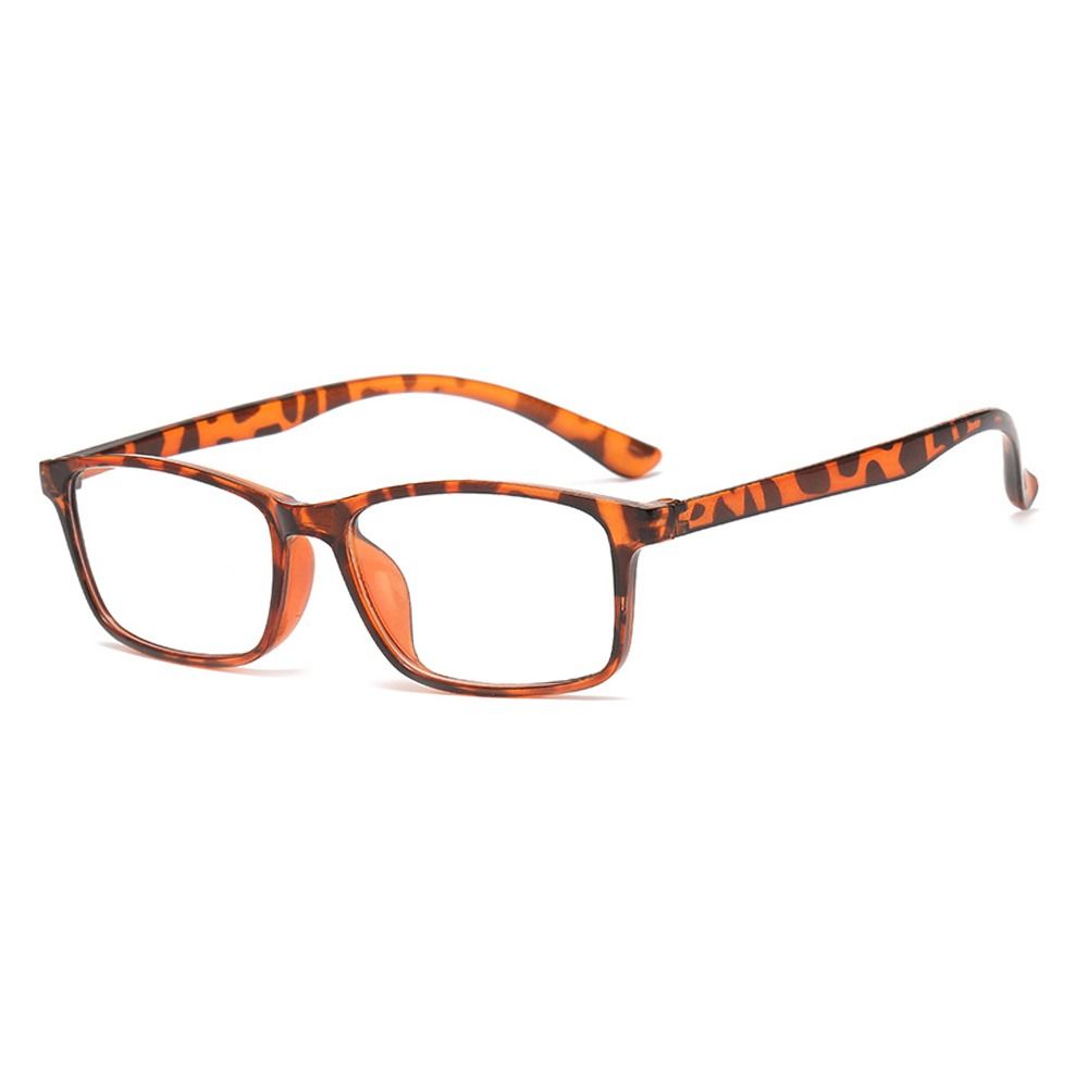 Leopard Print Reading Glasses Anti-Blue Light Reading Glasses Urltra-Light Eye Protection Men Women Eyeglasses +100 +400: Gold / +100