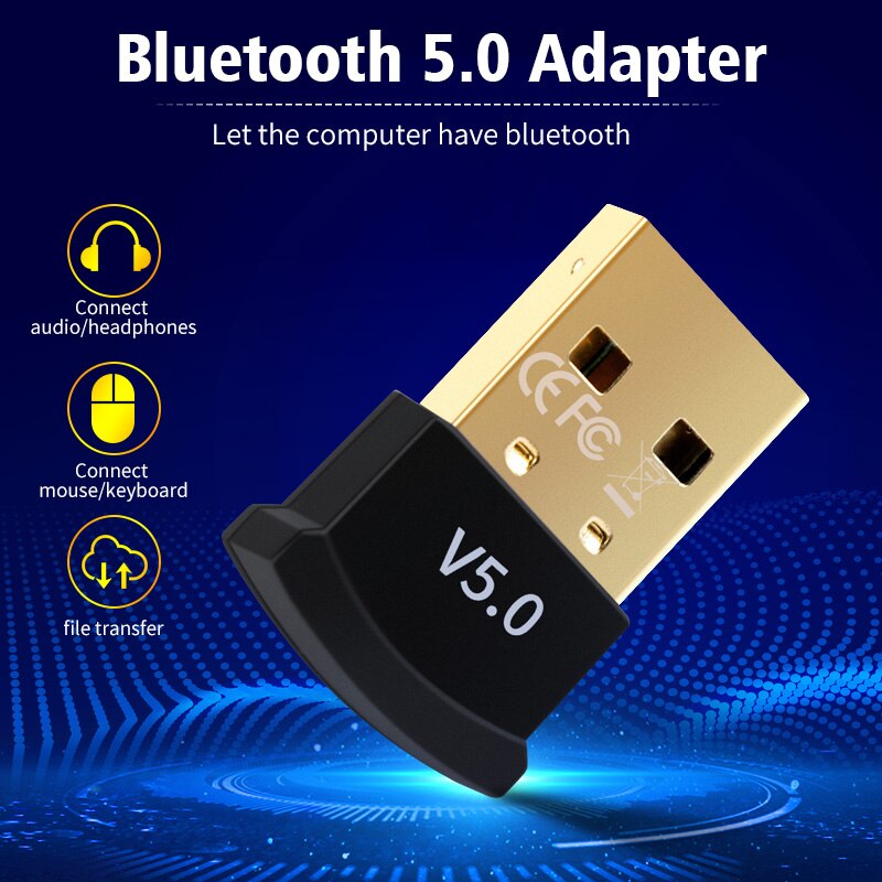 Wahre 5,0 Bluetooth Adapter USB Bluetooth Sender Für PC Computer Rezeptor Laptop Kopfhörer Audio- Drucker Daten Dongle Empfänger