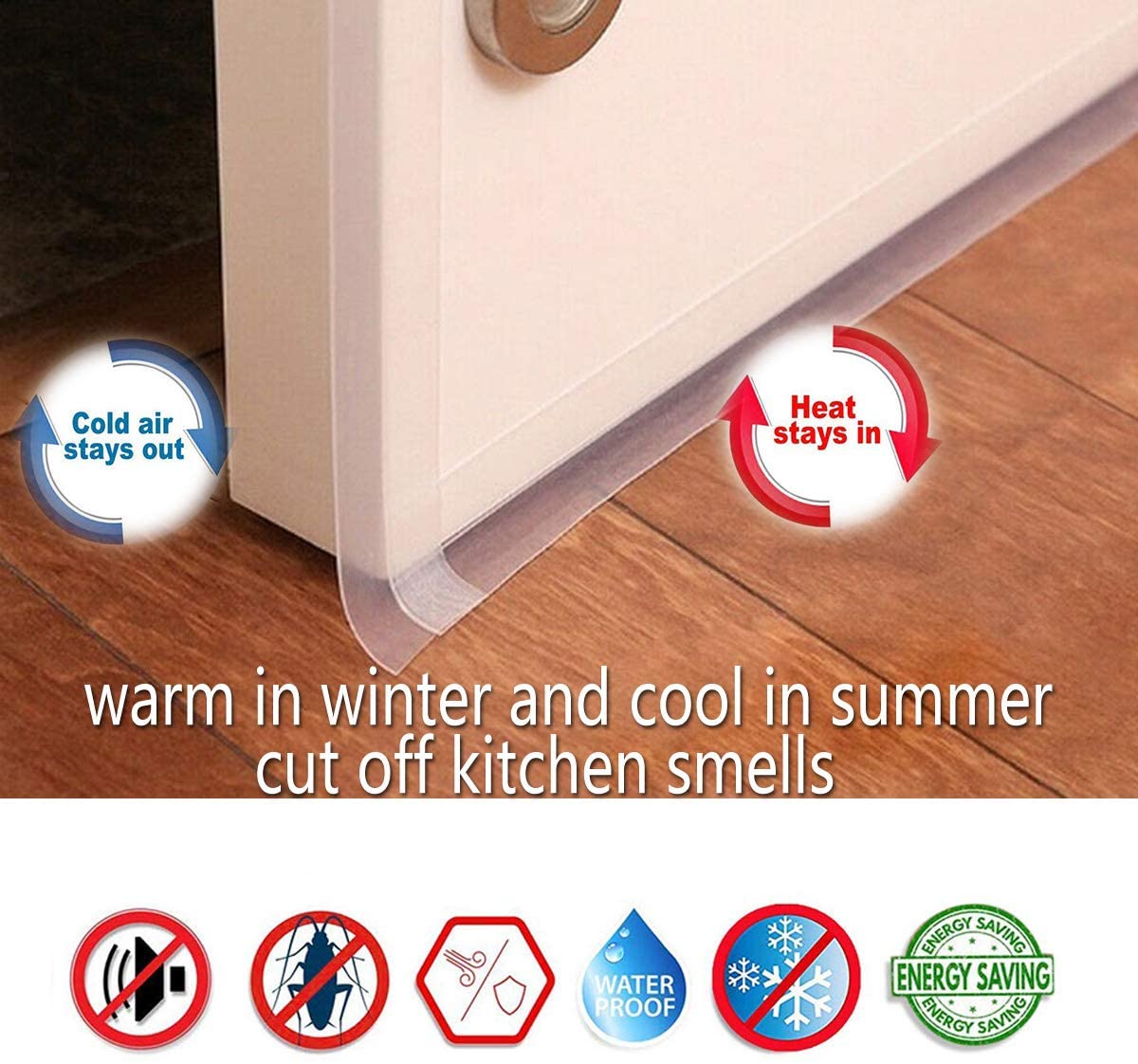 5Meters Door Bottom Seal Strip Window Self Adhesive Silicone Rubber Seal Weathering Strip Door Sealing Bar Window Sealing Tape