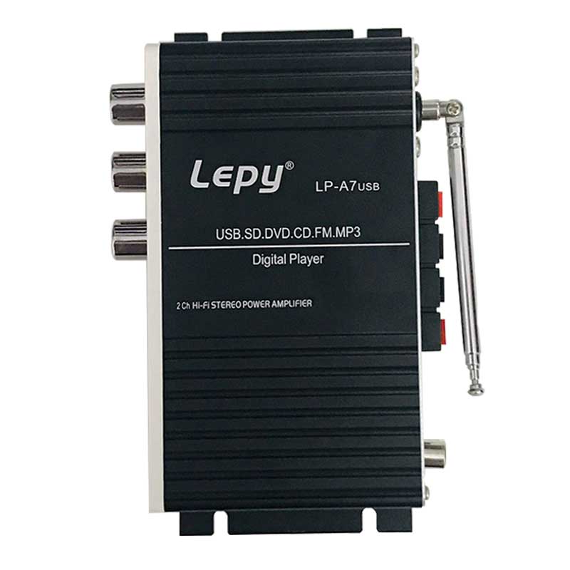 Lepy LP-A7USB Versterkers Multifunctionele Fm Sd Usb MP3 Speler Stereo Voor Thuis Auto