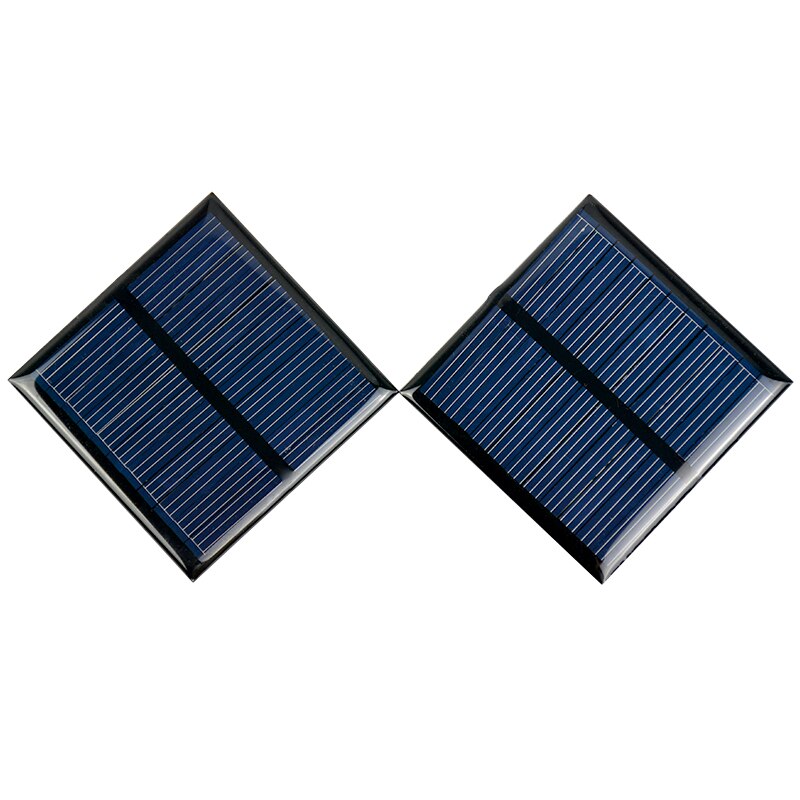 SUNYIMA-panneaux solaires Poly 5.5V 80MA | Plaque solaire polycristalline, cellules, chargeur de batterie solaire bricolage, système d'alimentation solaire 60*60MM, 10 pièces