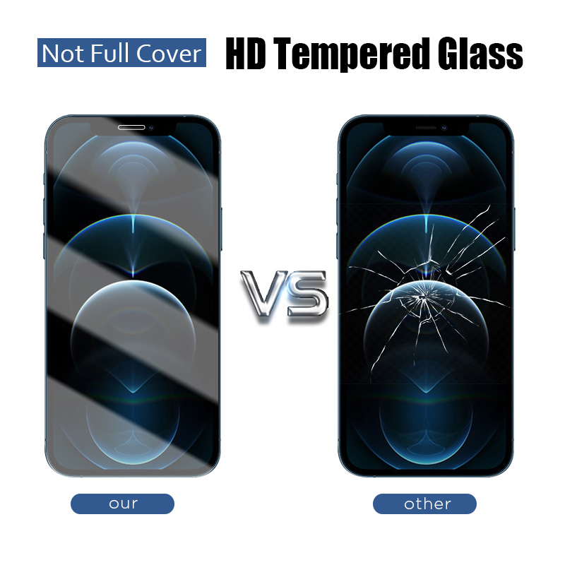 4in1 Screen Glas Voor Iphone 12 11 Pro Max 12 11 Se Screen Protector Voor Iphone 12 Mini 7 8 6 Plus Xr Xs Max X Xs Glas