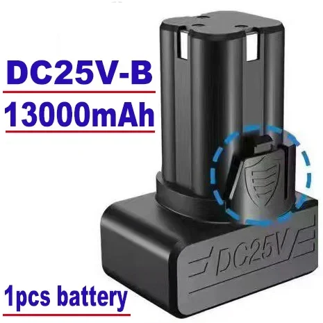 100% 25V Elektrische Schroevendraaier Accu Accu Accu Accu Accu Snoerloze Schroefdraaier Elektrisch Gereedschap Accu: Rood