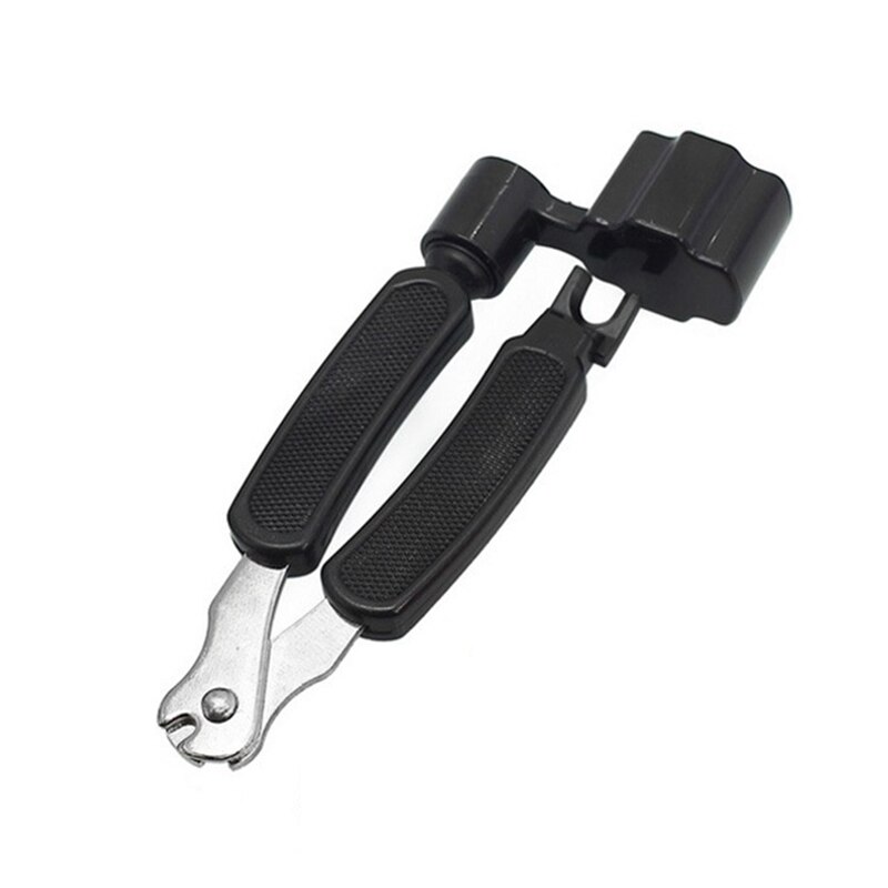 Acoustic Guitar String Winder Bridge Remover Pin Puller String Cutter Multifunctional Guitar Tuning Tool Bass Guitar Accessories: black