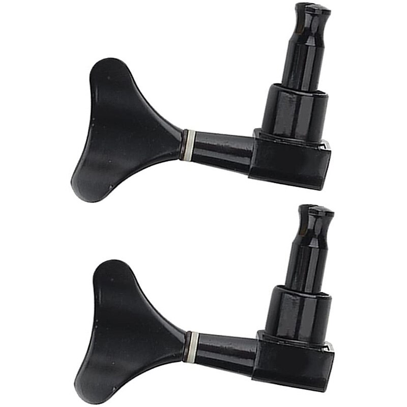 4 stuks gitaar stempennen 2r & 2l tuners stemmechanieken met eindstukken voor snaarbas accessoires zwart