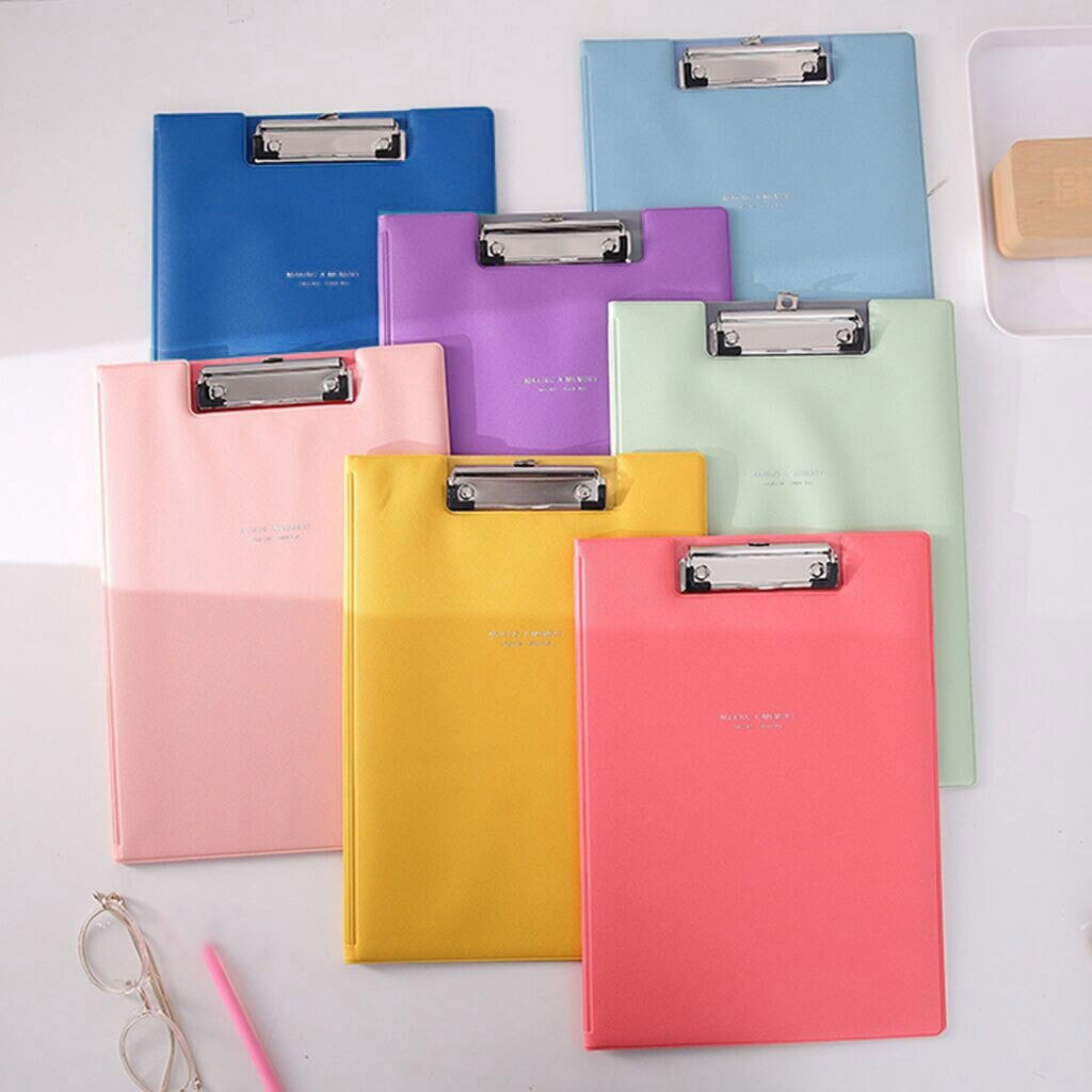 A4 File Document Bag Pouch Bill Folder Holder Organizer Fastener School Office Supplies Expanding File Folder Document Storages