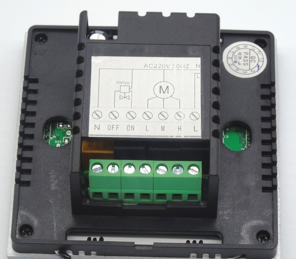 Touch 3 Speed Fan Coil Units Thermostat with cooling heating