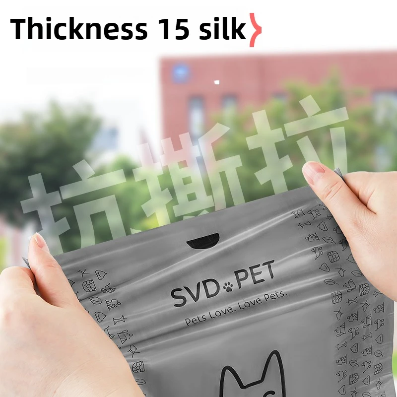 Draagbare kattenbak voor buiten, verdikte kattenbak, afvalzak met gesp, ophangkoord, kattenbakvulling, gemakkelijk af te scheuren, huisdierproducten